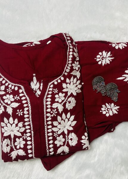 Hania Set - Maroon